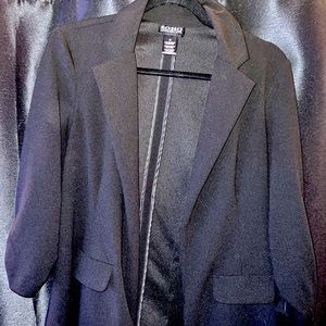 Soho Apparel Black Cardigan Style Blazer Size Small